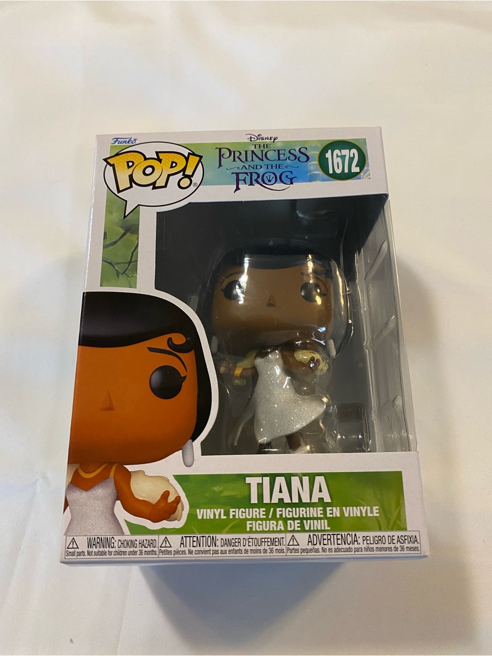 Funko Tiana Vinyl Figure - White Dress with Gold Accents